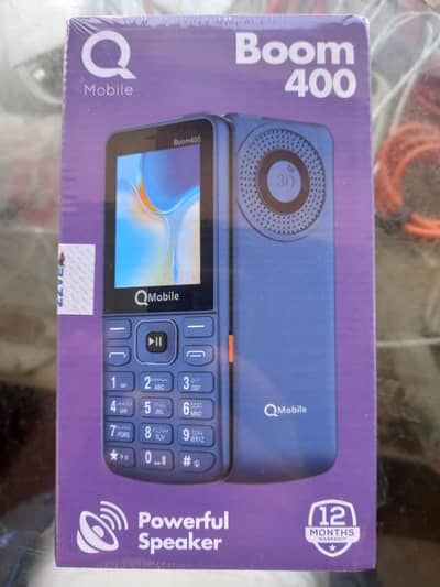 QMobile Boom 400 – Powerful Sound & Strong Battery Button Phone