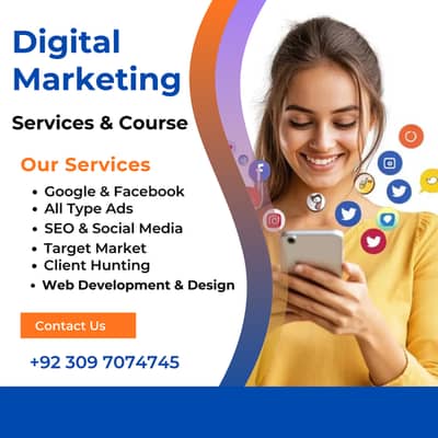 SEO | Google & Facebook & All ADS | web Development Servies & Course