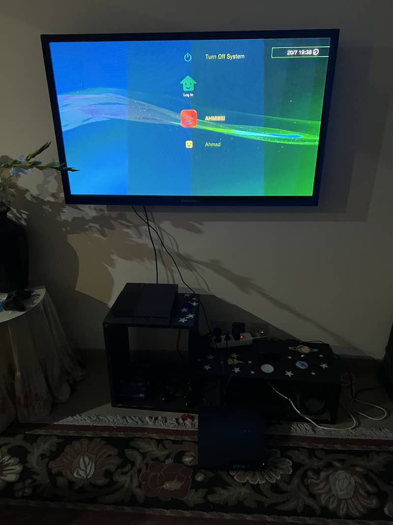 PS3 Console with three controllers 3