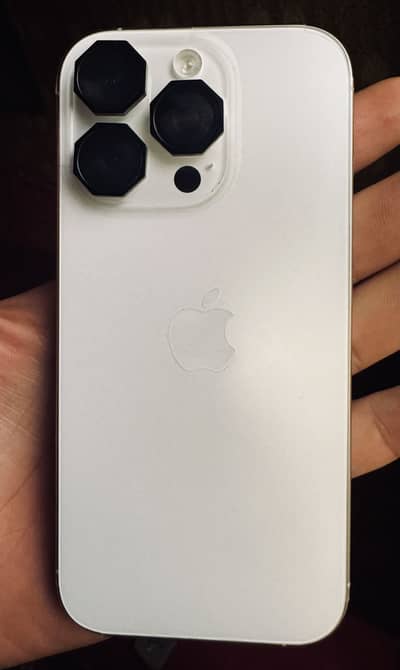 iPhone 16 Pro – 128GB – White Titanium (Non-PTA JV) – 100% BH