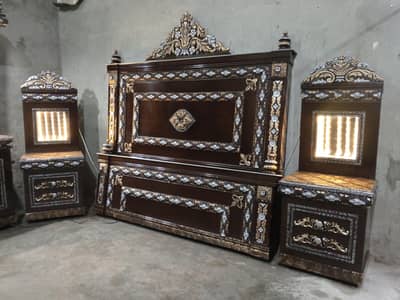 beautiful bridal complete bed set brand new for sale in Lahore