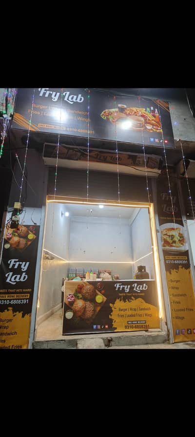 Running fast food setup for sale mai. n market