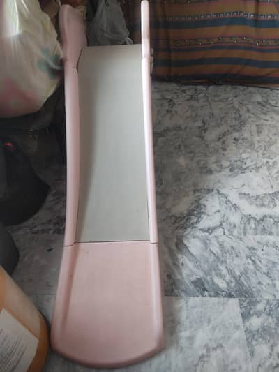 slide made of strong plastic