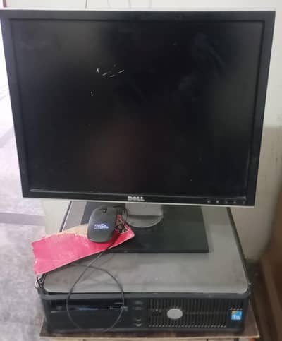 Dell Core 2 Duo 2GB RAM Desktop with 21" LED + WiFi Catcher