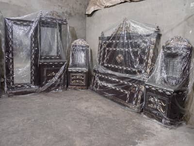 beautiful bridal complete bed set brand new for sale in Lahore