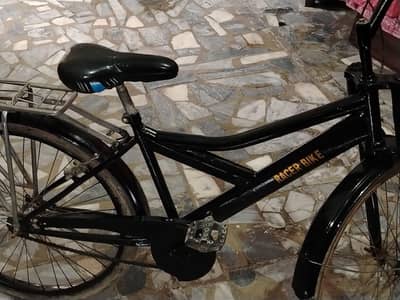 Black color bicycle