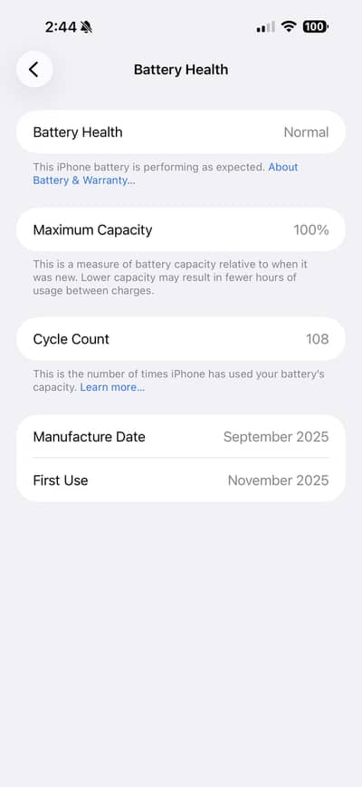 iPhone 17pro max PTAApproved 100/03061536925