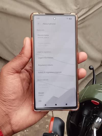 google pixel 6 no dot no shade 8/128 dual sim approved