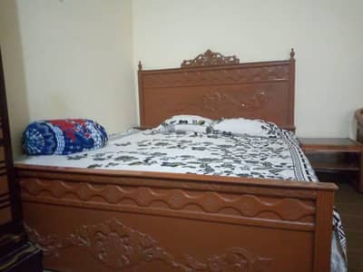 Wooden bed
