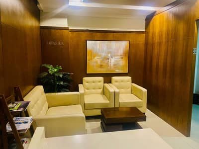 Furnished office space available for rent in bahria town phase 4 civic center