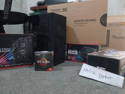 Complete Asus ROG strix Ryzen 5600x build with 3060ti and 165hz screen