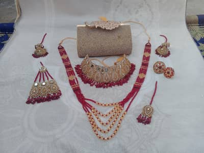 Bridal  jewelry with free purse