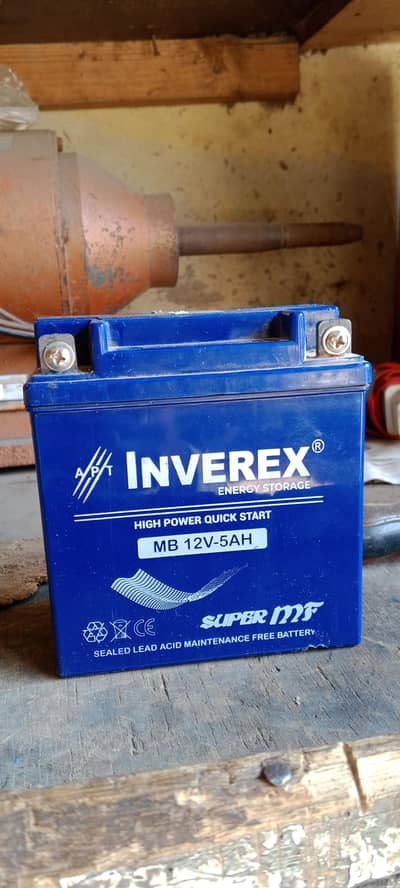 battery inverex 1 month use