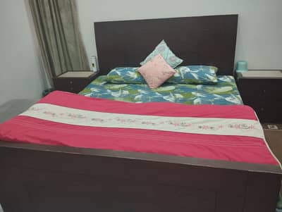 King Size bed with 2 side table | Dressing table | sofa | Furniture