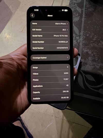 Iphone 15 Pro Max 256GB JV Non PTA