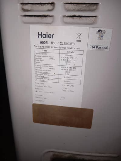 Haier AC for sale