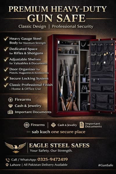 GUN SAFE FIREPROOF SAFE FIREPROOF TEJORI STEEL SAFES DIGITAL SAFE