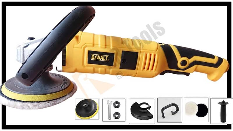 Grinder Type Polishing Machine with Copper Winding, 1100W, 11000rpm, 220V, G-handle, accessories