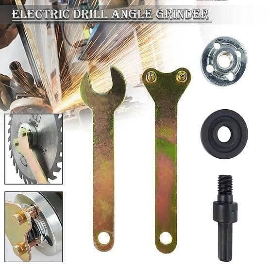 Electric Drill to Angle Grinder Conversion Set