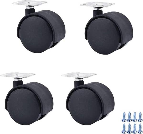 Caster Wheels 360° Rotation, 2-Inch Wheel Size, Best Quality
