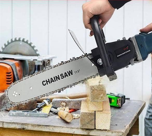 New Beat Professional Electric Chain Saw Stand for 5-Inch Grinders