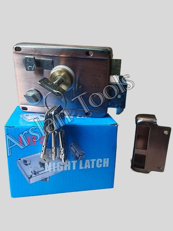 Main Gate Lock with 5 Metal Keys, High Quality