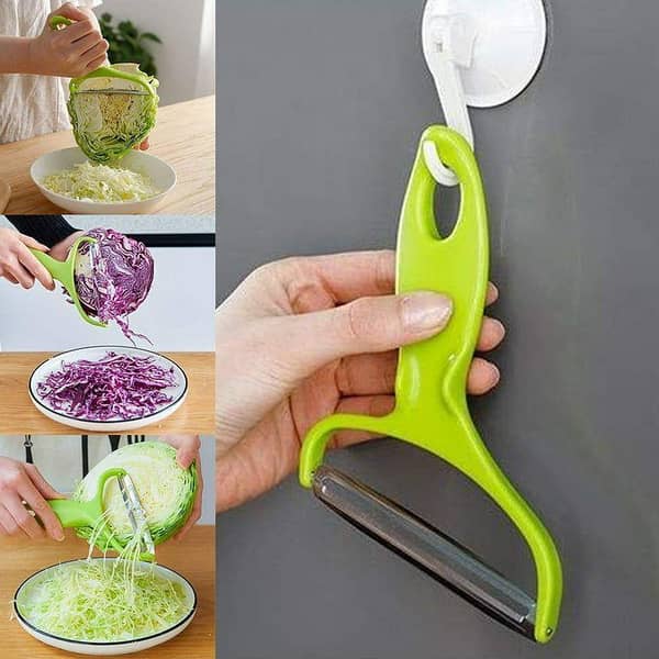 Cabbage Grater - Stainless Steel Peeling Knife for Vegetables, Potatoes, and Fruits, Ideal Kitchen Tool for Shredding Cabbage and Making Coleslaw