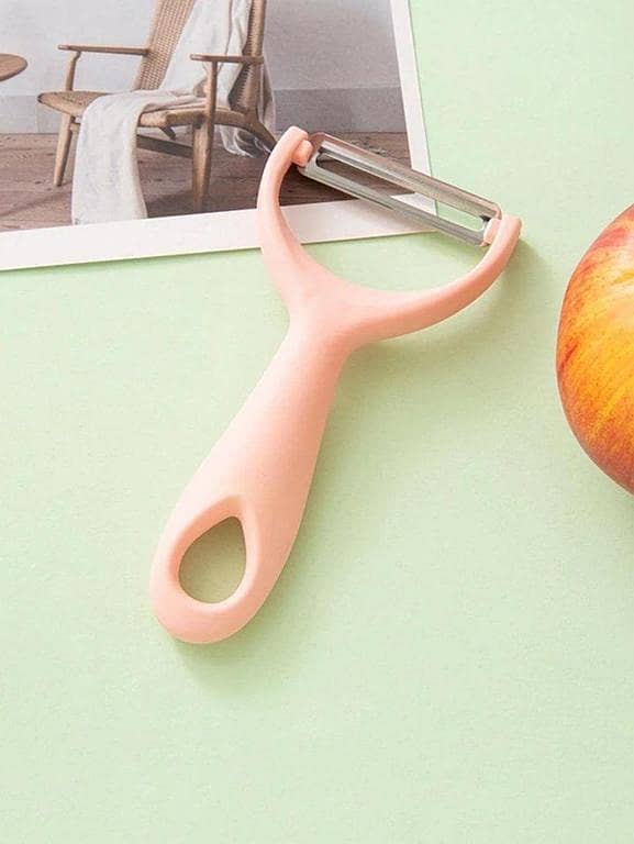 1-Pack Vegetable and Fruit Peeler Set with Stainless Steel Blades and Plastic Handles (Set of 2)