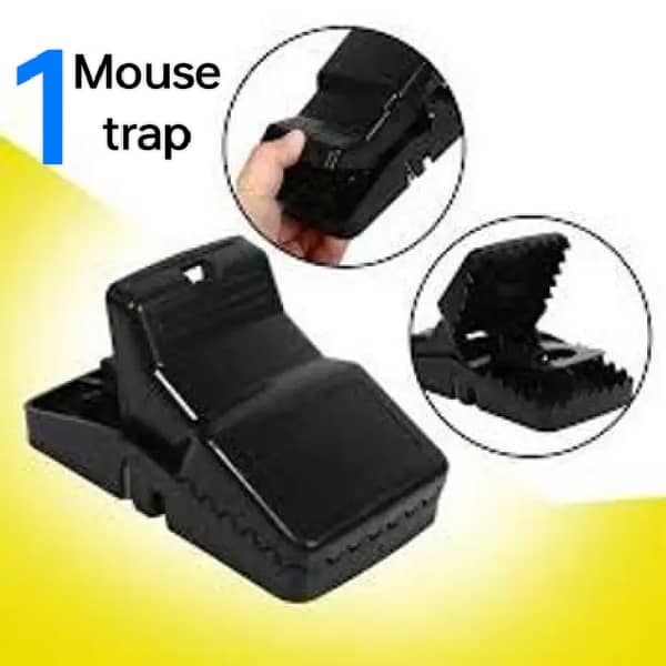 Reusable Heavy Duty Rat Trap - Effective Plastic Mouse Traps for Small and Large Rats, Easy to Set and Ideal for Indoor and Outdoor Use.