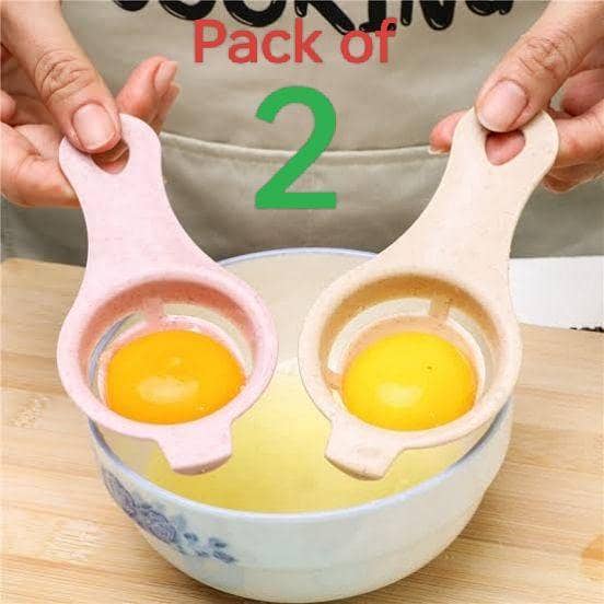 Rendom Color Egg Yolk Separator - Kitchen Gadget for Easy Egg White Separation