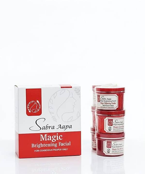 Magic Brightening Facial Kit sabra apa