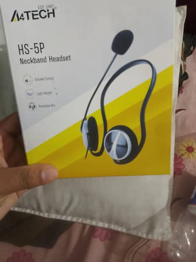 A4tech HS-5p Neckband Headphones