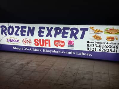 led lightning sign board