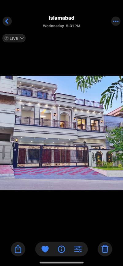 10 Marla Classical Design Brand New House For Sale In G-13 Islamabad