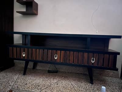 LED tv console table