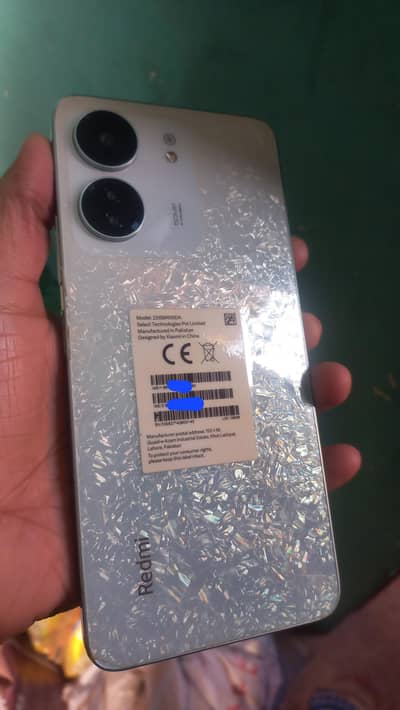 Redmi 13c Glacier white