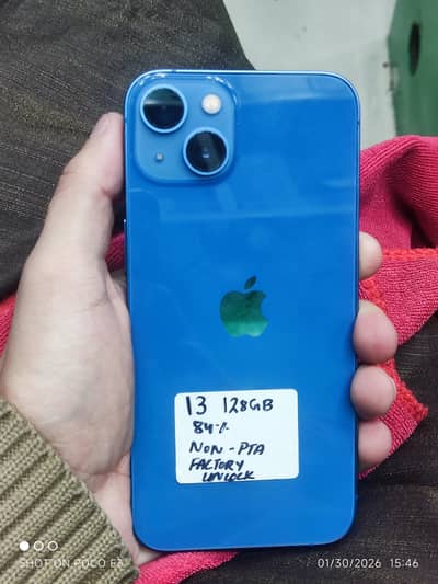 iPhone 13 128GB NoN-Pta Box Available  Water Pack Set