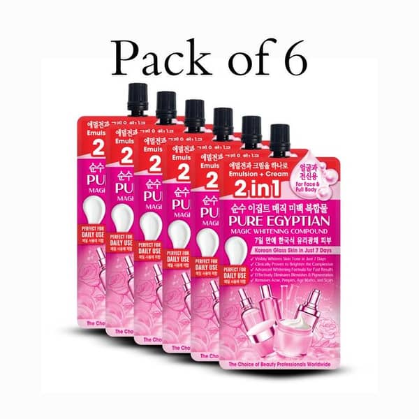 Pure Egyptian Magic Whitening Compound Pack of 6 Cream