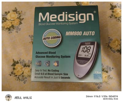 MEDISIGN BLOOD GLUCOSE MONITORING SYSTEM