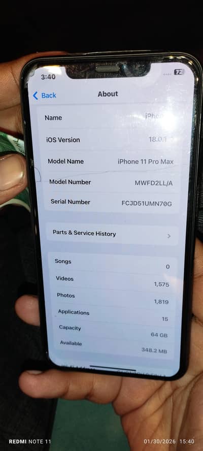 64gb all ok no open no raper condition 10 by 10 ha watar pack ha