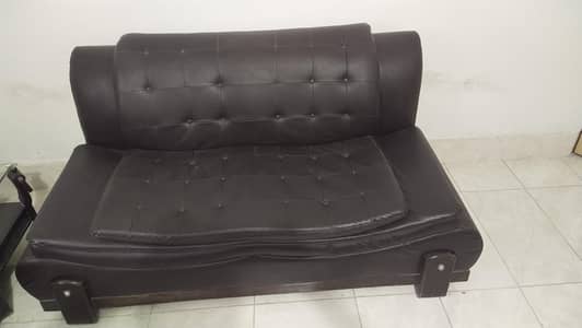 leather 7 seat sofa