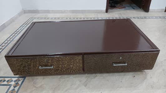 Moving bed with drawers