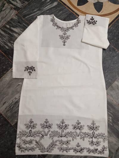 کٹ ورک کاٹن ٹو پیس