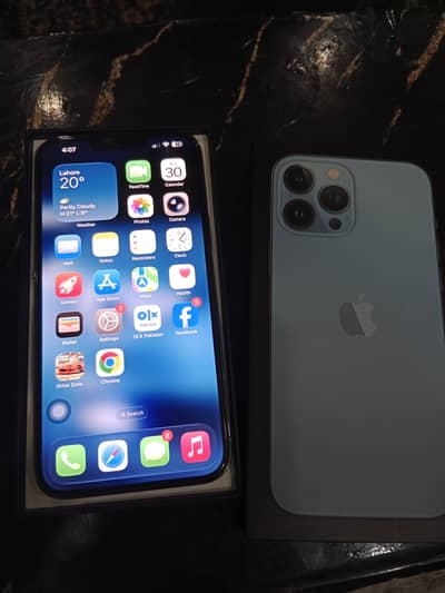 I phone 13 pro max Pta approved 128 with box