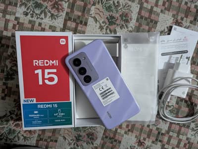 REDMI 15 - 8/128GB CONDITION 10/10 FULL WARRANTY URGENT SALE