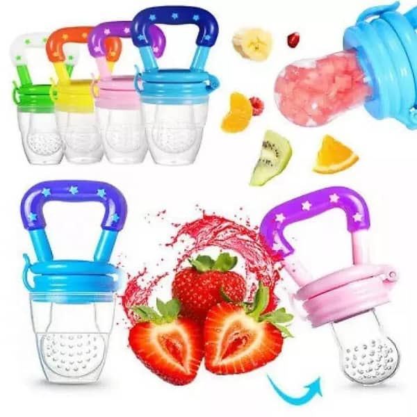 Baby Fruits Pacifier Food for Babies: Chosni Fruit & Vegetable Silicone Pacifier