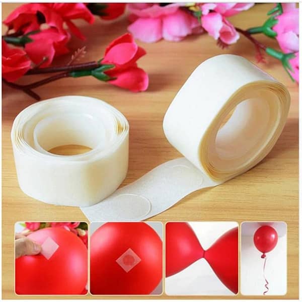 Glue Dot Foil Balloon Wedding Decor Tape – 100 Removable Dots