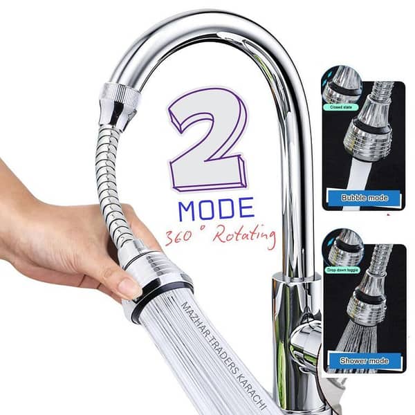 360 ° Rotating Kitchen Faucet Nozzle, RV Home Sink Extender, Splash Proof Nozzle, Water-saving, Polished Surface, RV Interior Accessories RV Kitchen Faucets