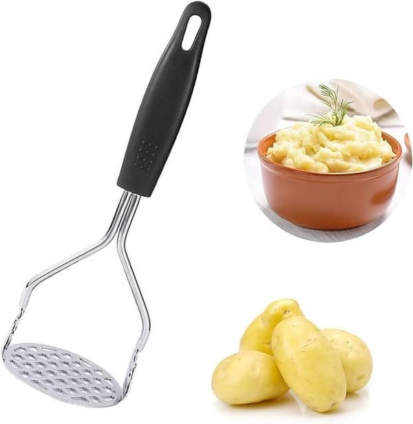 Stainless Steel Pusher/Potato Mashers Ricer Garlic Mud Pressure Tool Potato Pusher Smooth Mashed Potatoes Crusher Fruit Tools