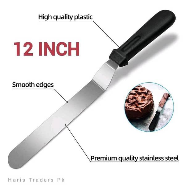Icing Spatula 12.5 inch Stainless Steel Cake Spatula Palette Knife, Palette Knife , cake cream knief spatula